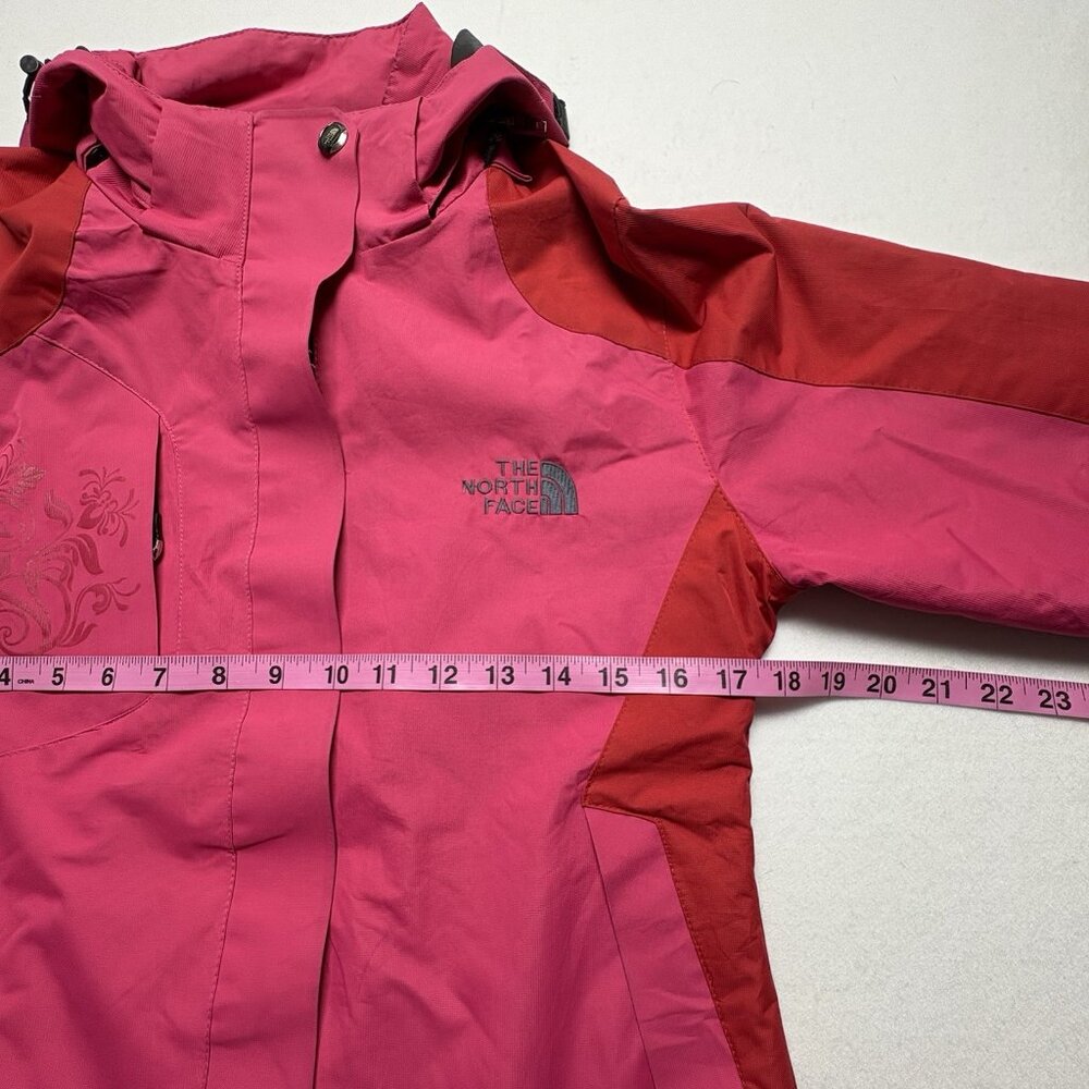 THE NORTH FACE Girls Summit Series Rain Jacket Dry Vent Sz XL Pink c-90 - Picture 14 of 16